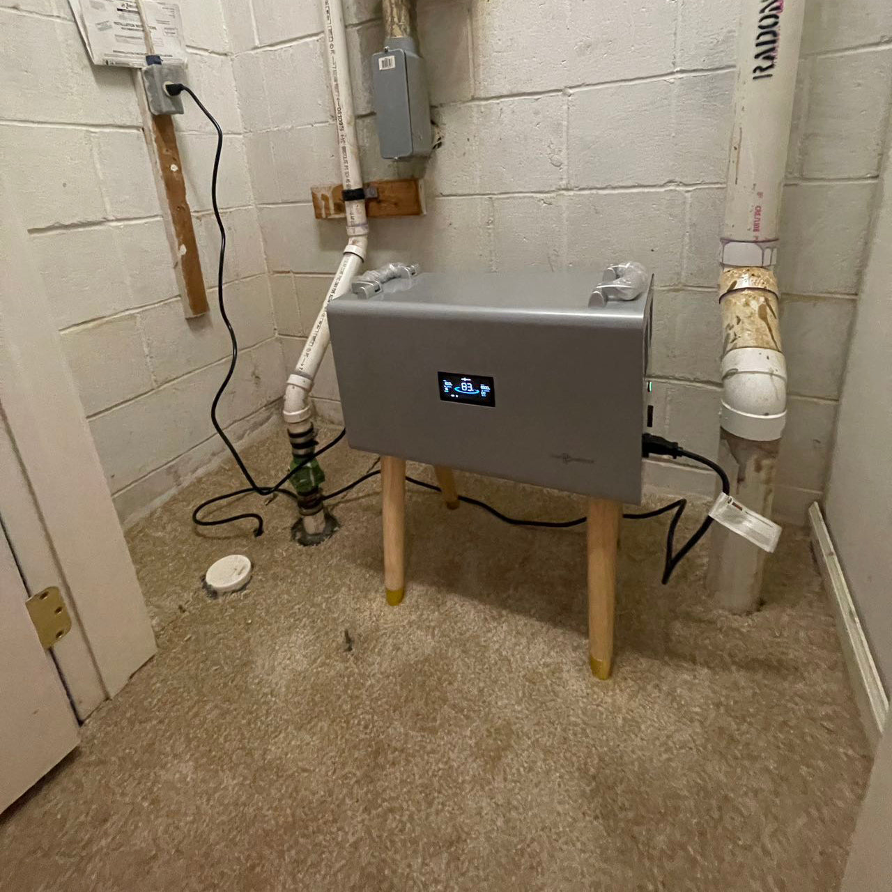 My tenant told me the basement was just as dry as usual